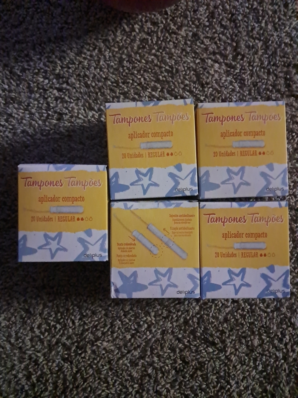Deliplus Yellow Regular Tampons with Compact Applicator - 20 Units For Box. 100 - Picture 6 of 6